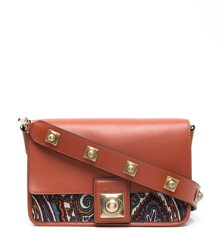 Paisley-Jacquard Shoulder Bag