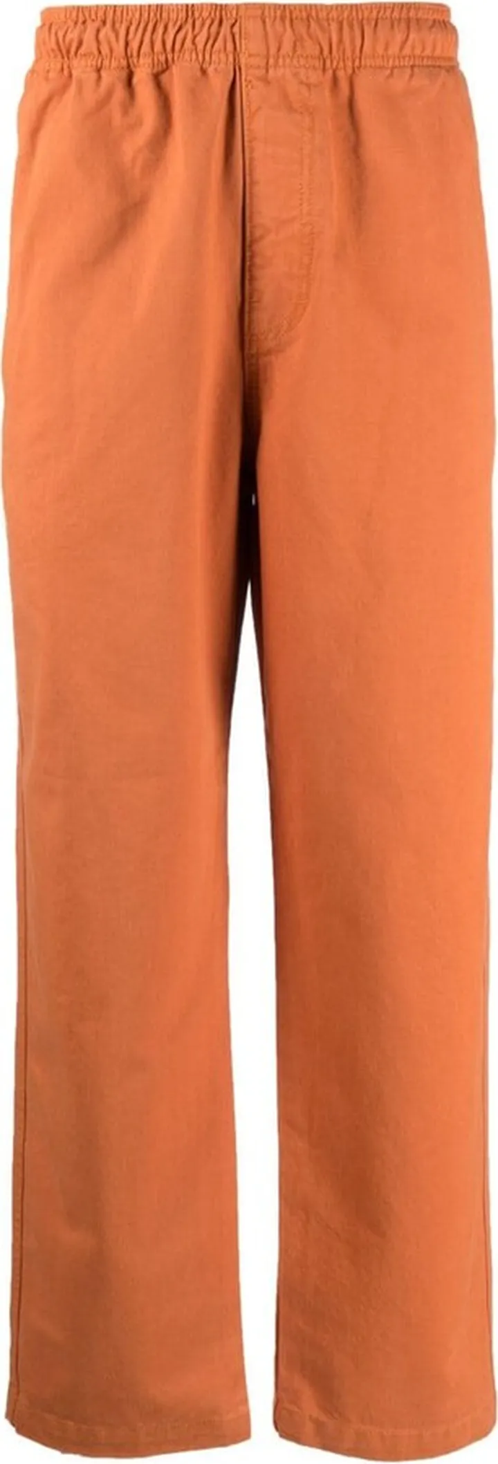 Straight-Leg Cotton Trousers
