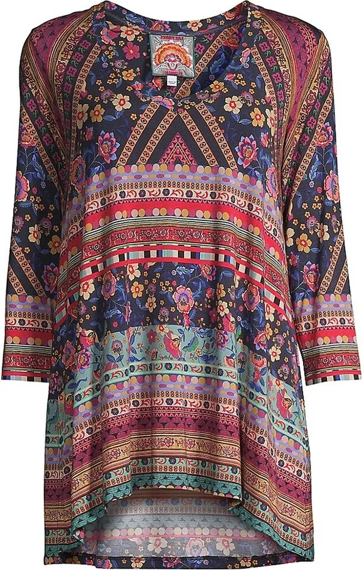 Cruz V-Neck Tunic Top