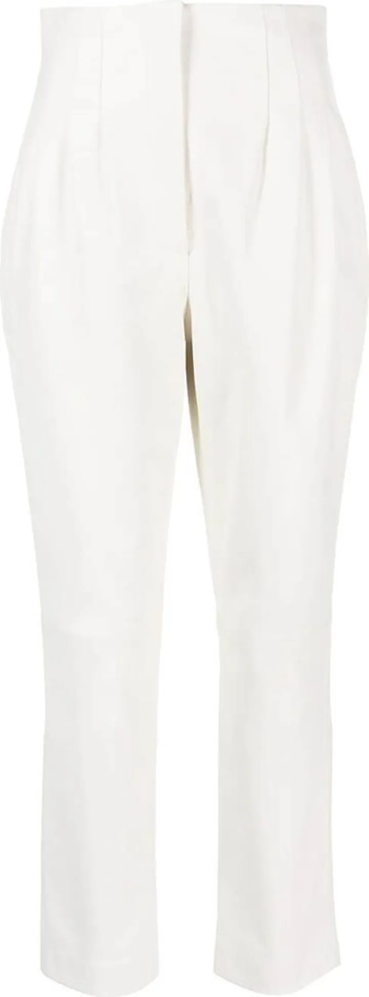 Straight-Leg Leather Trousers