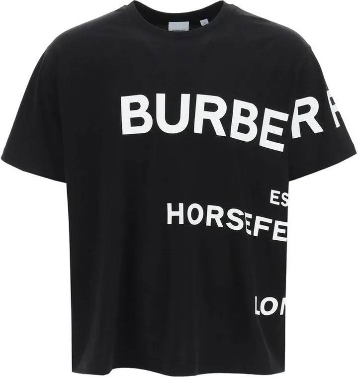 Burberry Logo Printed Crewneck T-Shirt