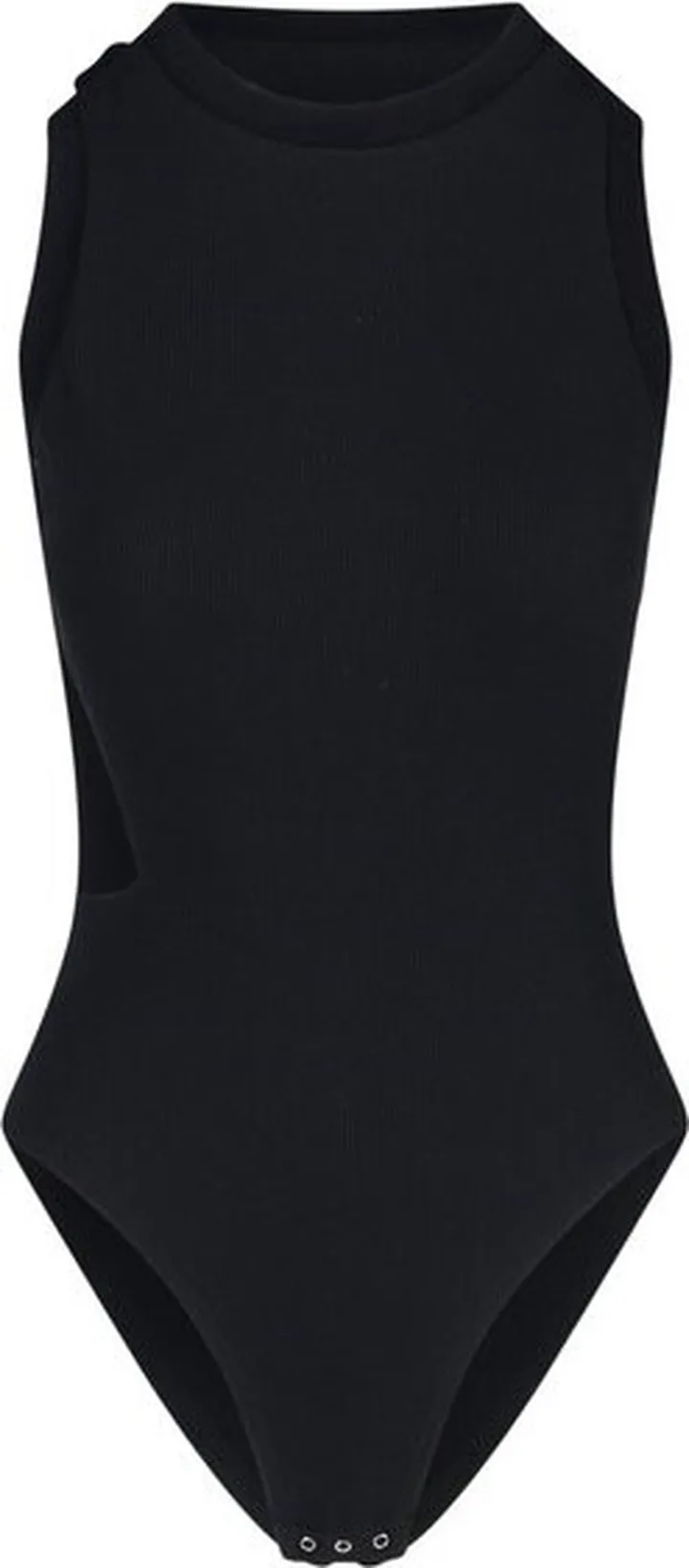 Alexander McQueen Ribbed Buttoned Bodysuit