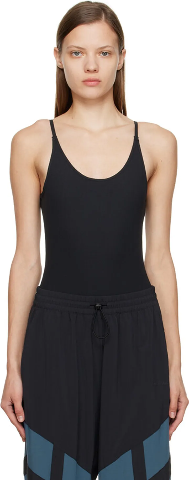 Outdoor Voices Black Rib Bodysuit