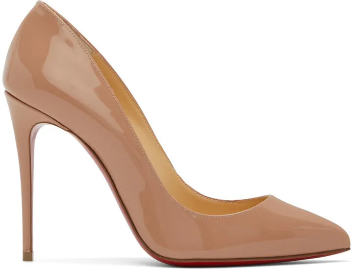 Christian Louboutin Beige Pigalle Follies Heels