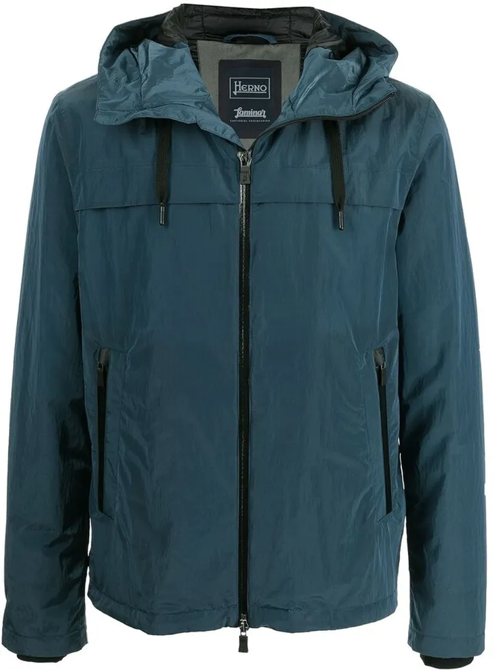 High-Shine Hooded Bomber Jacket