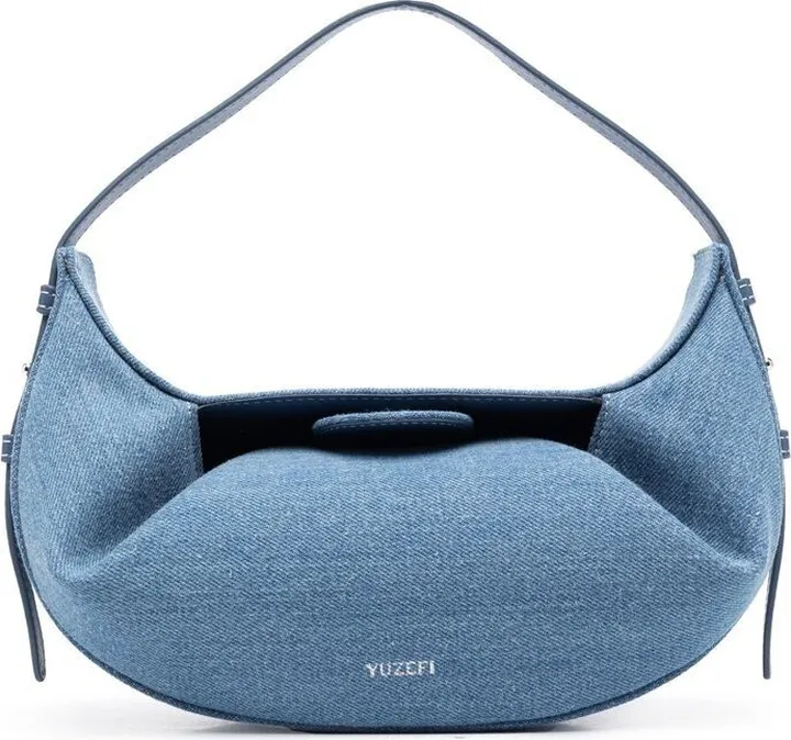 Fortune Cookie denim tote bag