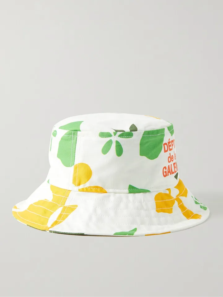 Rodman Riley Printed Cotton-Twill Bucket Hat