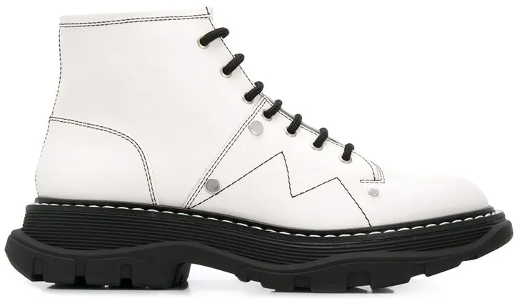 Lace-Up Combat Boots