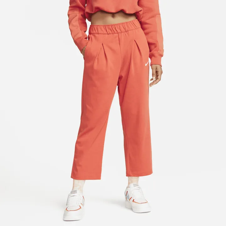 Women's Nike Sportswear Jersey Capri Pants in Orange