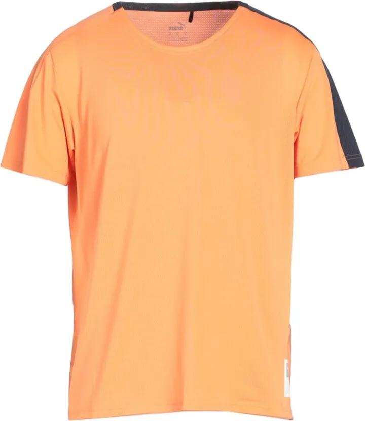 Run First Mile Ss Tee T-shirt Orange
