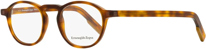 Ermenegildo Zegna Men's Oval Eyeglasses EZ5144 053 Blonde Havana 48mm