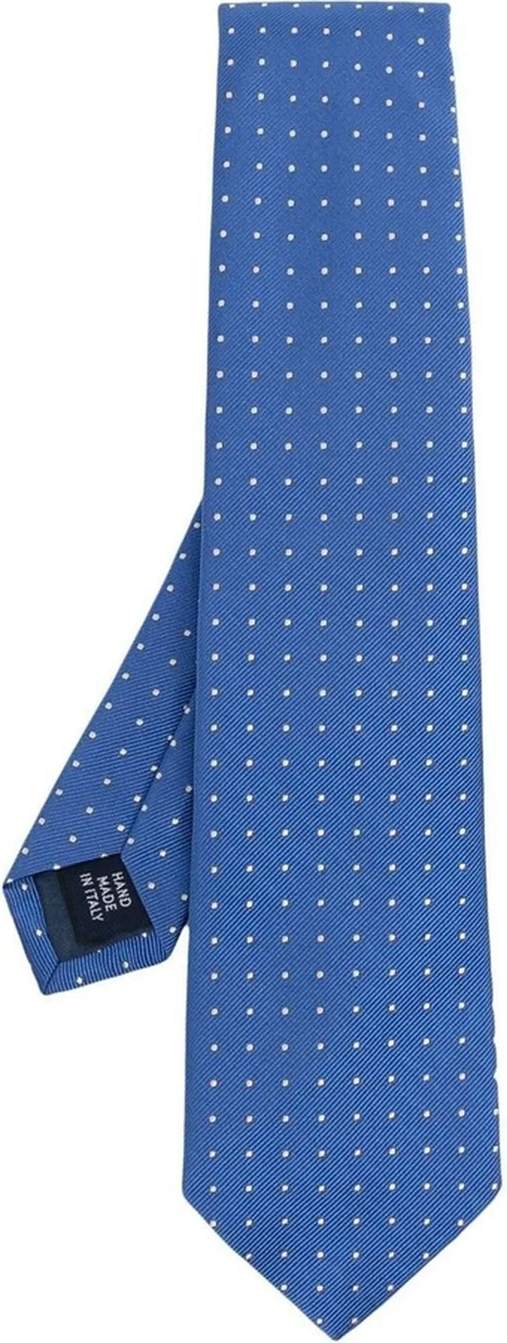 Embroidered Polka-Dot Tie