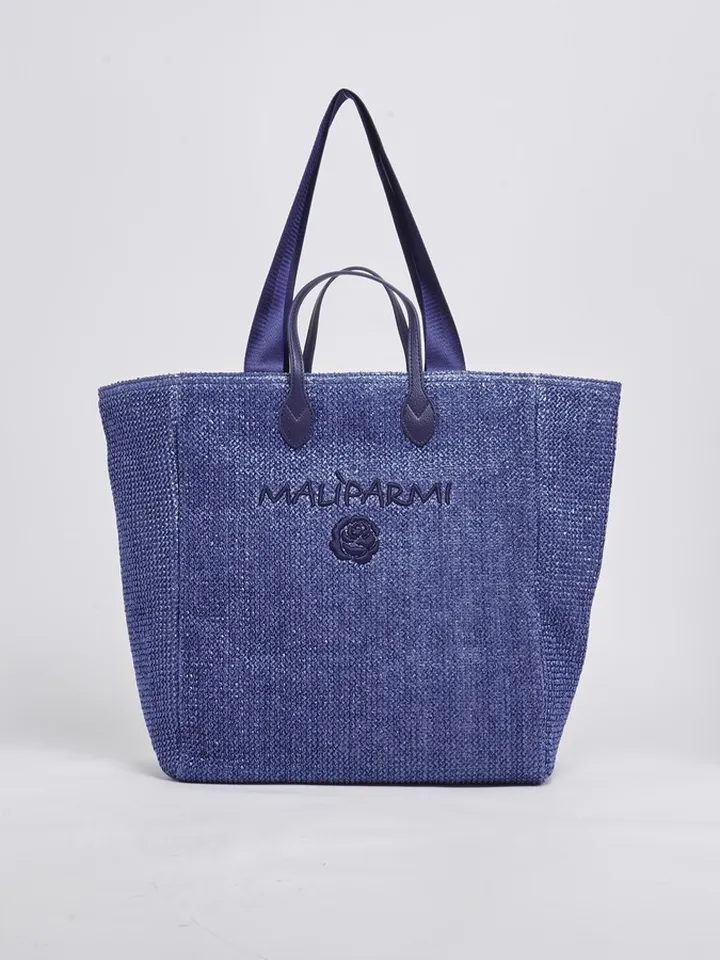 Shopping Raffia Double Shoulder Bag