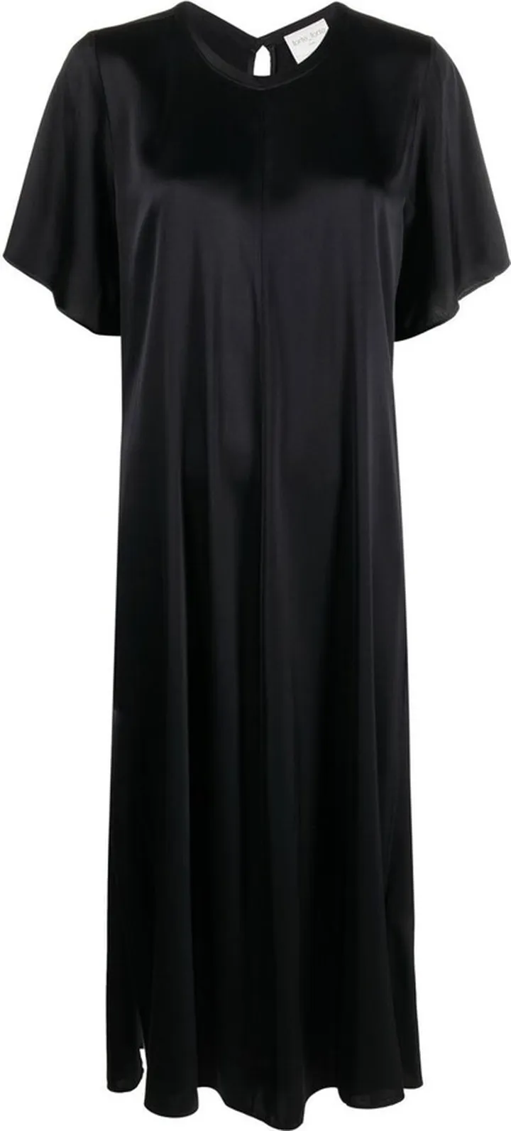 Stretch-Silk Midi Dress