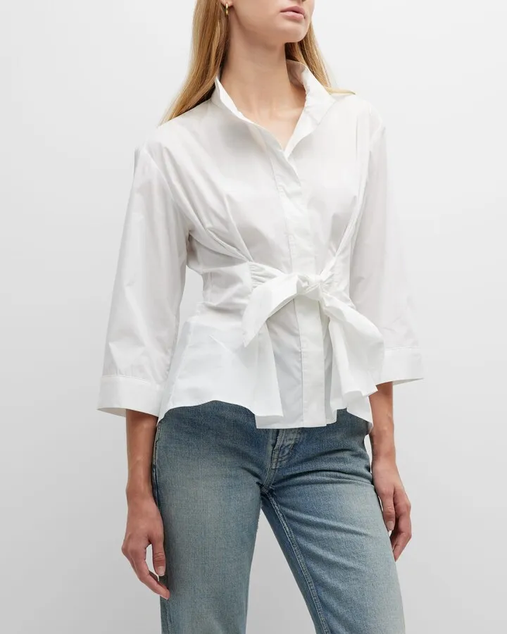 Rocky Tie-Front Weathercloth Shirt