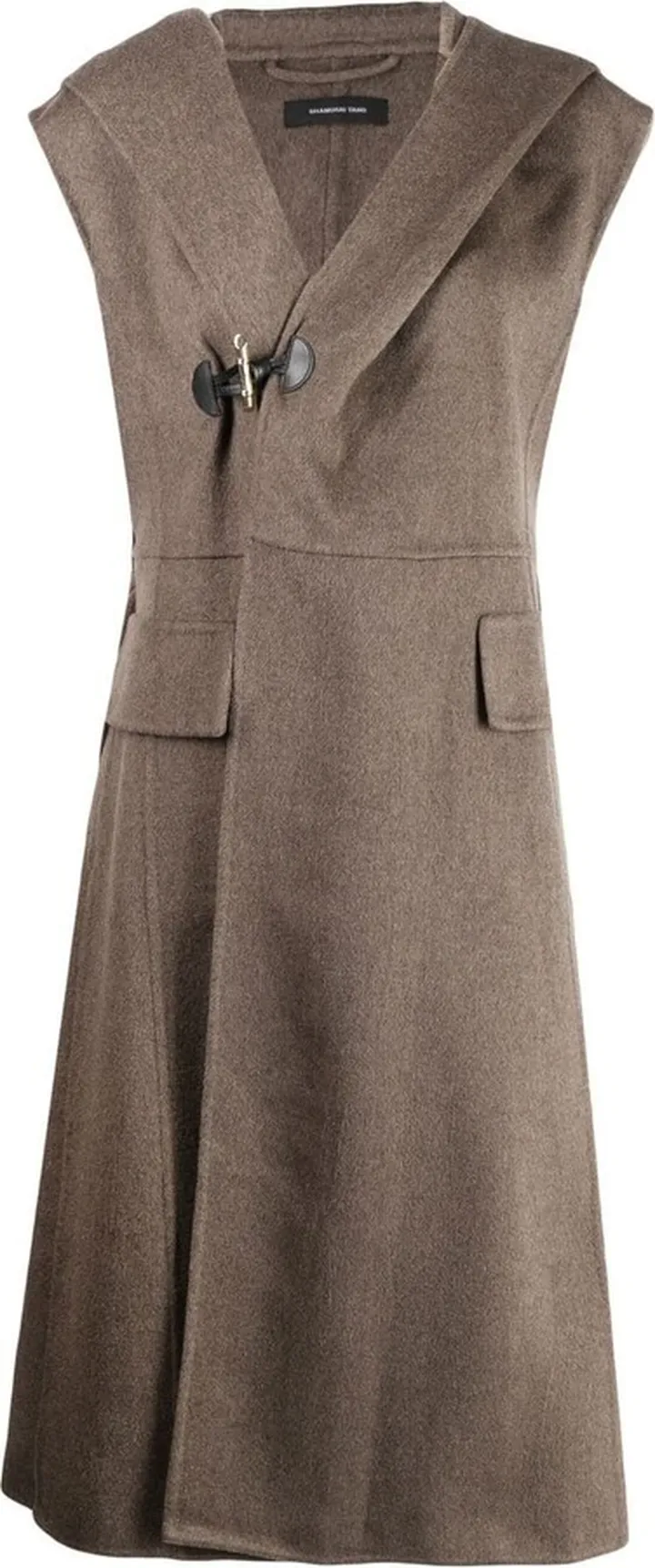 Toggle-Fastened Trench Coat