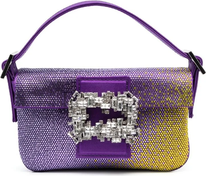 Crystal-Embellished Tote Bag