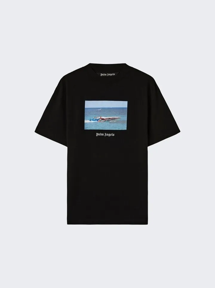 Getty Speed Boat Classic T-Shirt Black