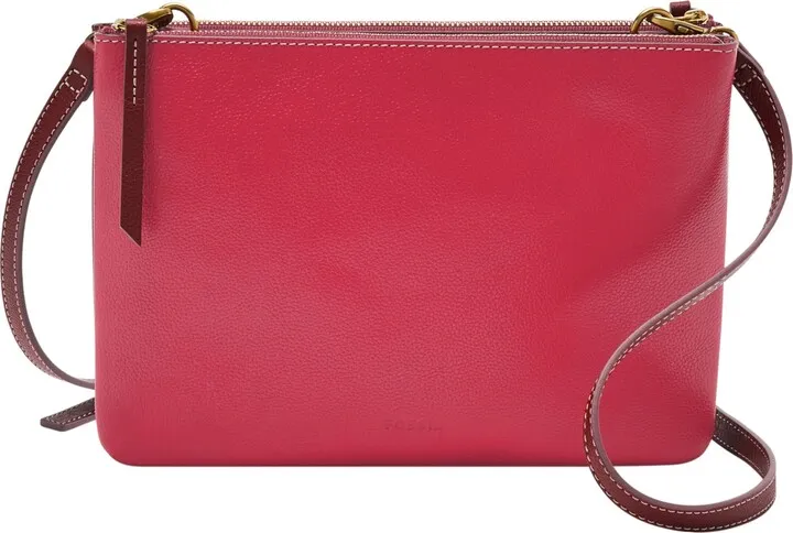 Fossil Devon Leather Crossbody Bag