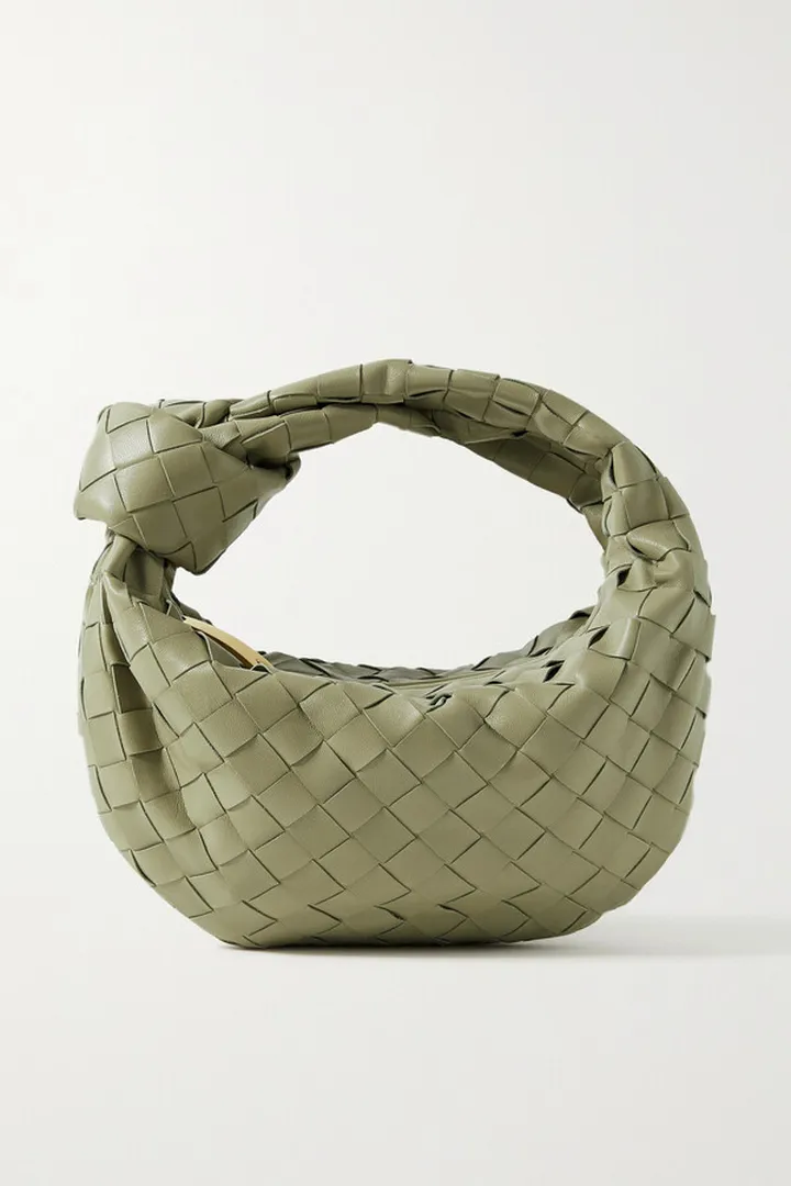 Bottega Veneta - Jodie Mini Knotted Intrecciato Leather Tote - Green