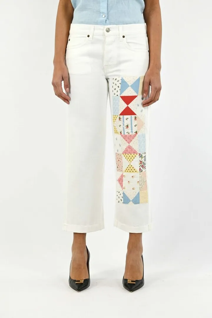 New Oscar Patch Cotton Jeans