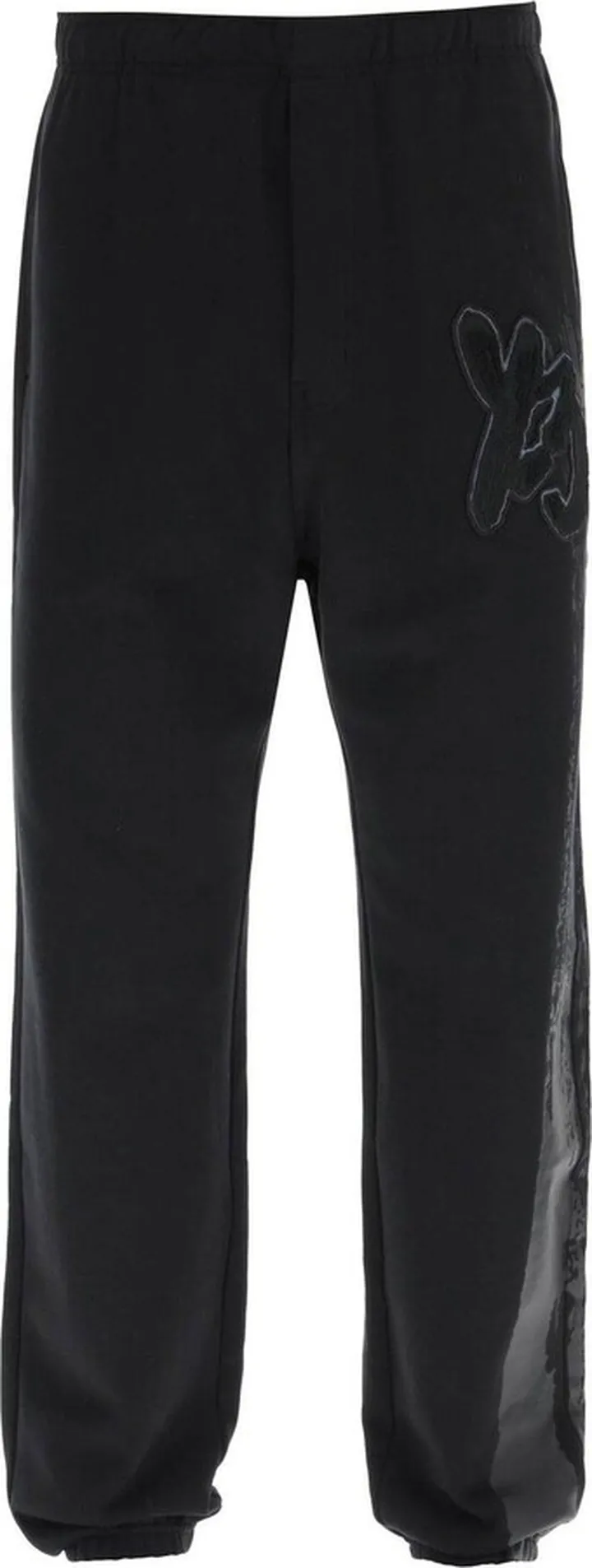 Logo Patch Elasticated-waistband Track Trousers