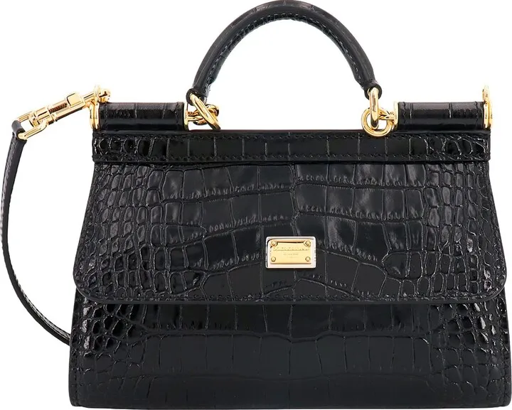 Leo Sicily Handbag from Dolce & Gabbana Kim DolceeGabbana double face leather handbag with animalier print