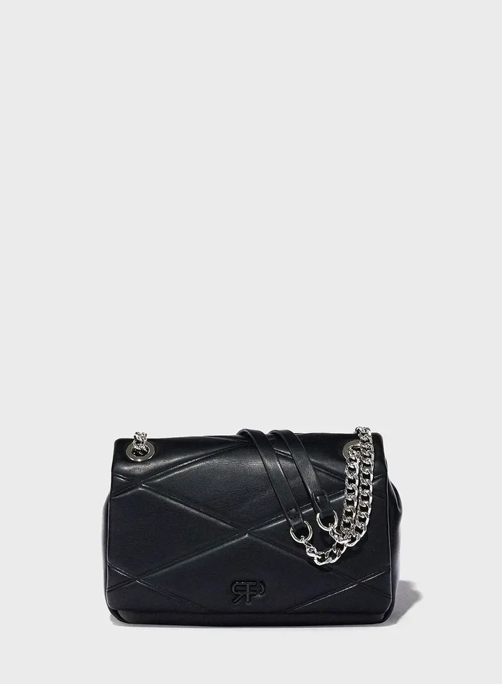 Chain Detailed Crossbody Bag
