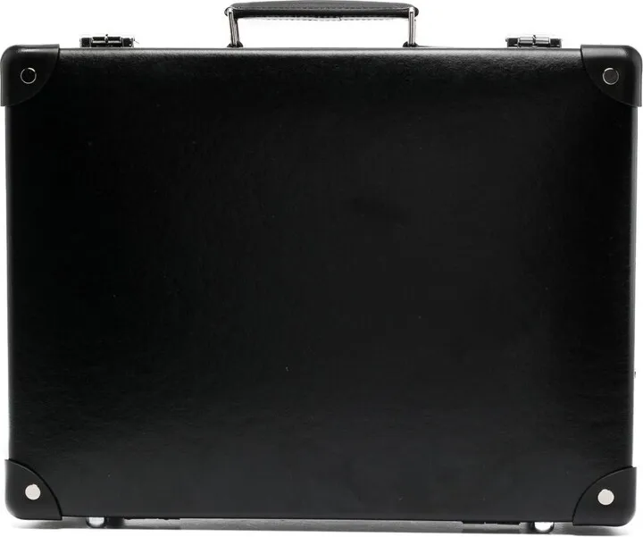 Black Centenary Attaché Leather Briefcase
