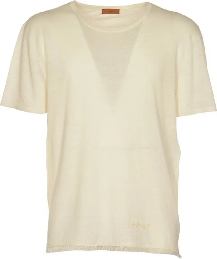 Alanui Short Sleeved Fringed-Hem T-Shirt