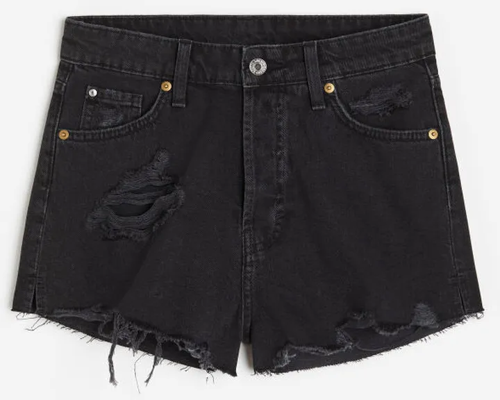 High Denim Shorts