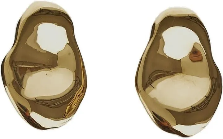 Alexander McQueen Sculpted Hoop Designed Earrings