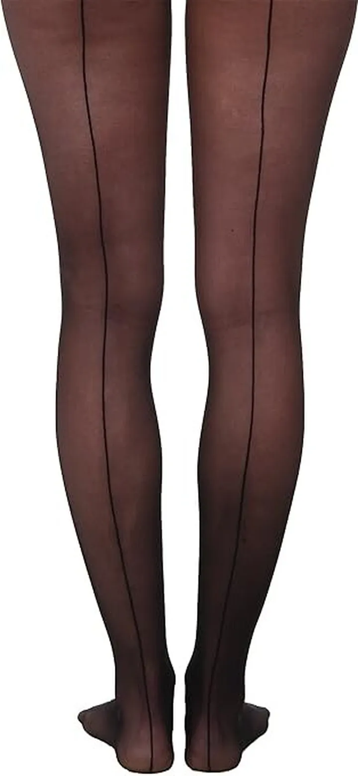 Wolford Individual 10 Back Seam Tights (Black) Hose
