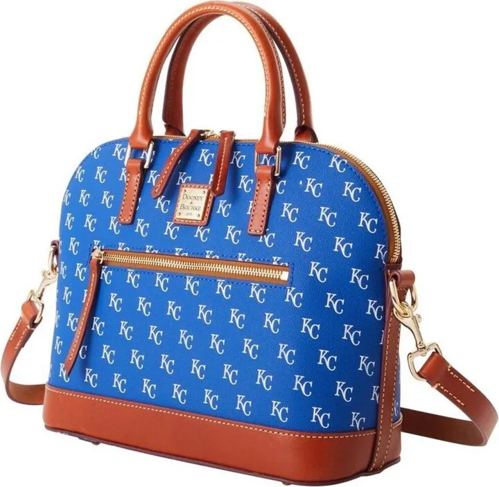 Women's Dooney & Bourke Kansas City Royals Signature Domed Zip Satchel Purse