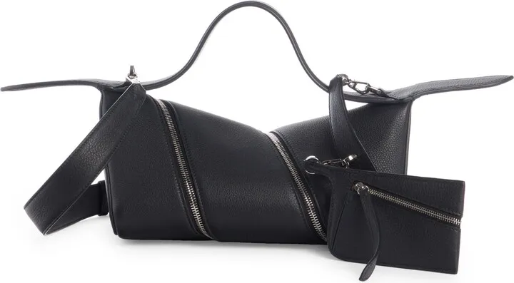 Le Zip Leather Top Handle Bag
