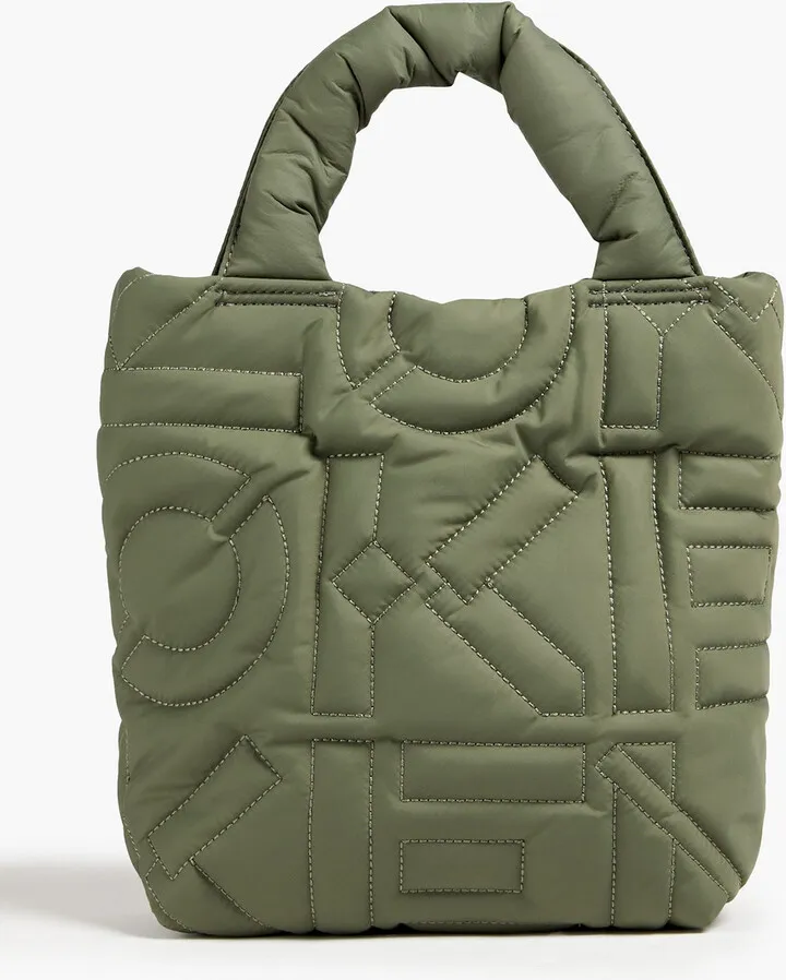Quilted shell tote