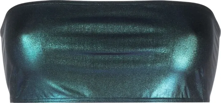 Iridescent Bandeau Bikini Top