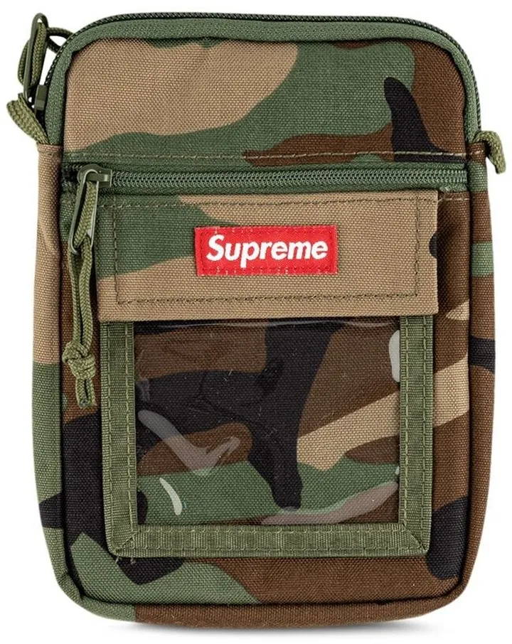 Utility logo patch pouch