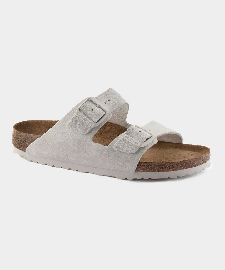 Birkenstock Arizona in Antique White
