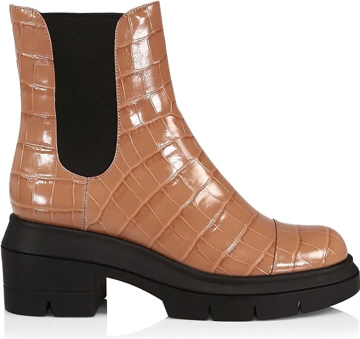 Women's Norah Embossed Leather Booties