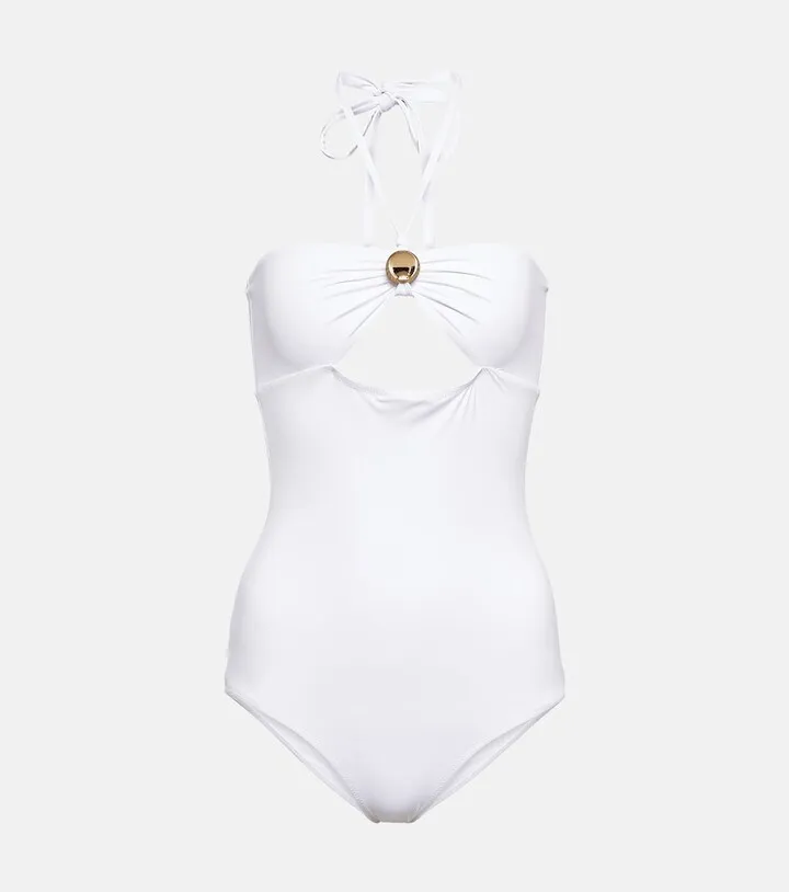 High-rise bikini bottoms