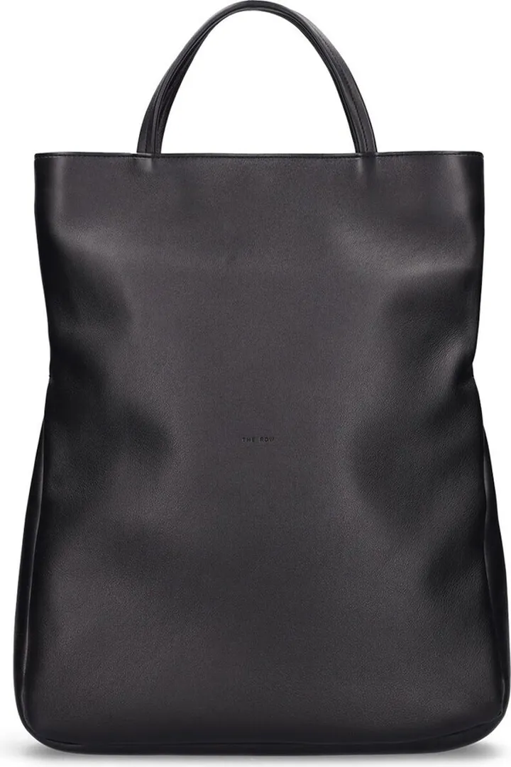 Everett smooth leather tote bag
