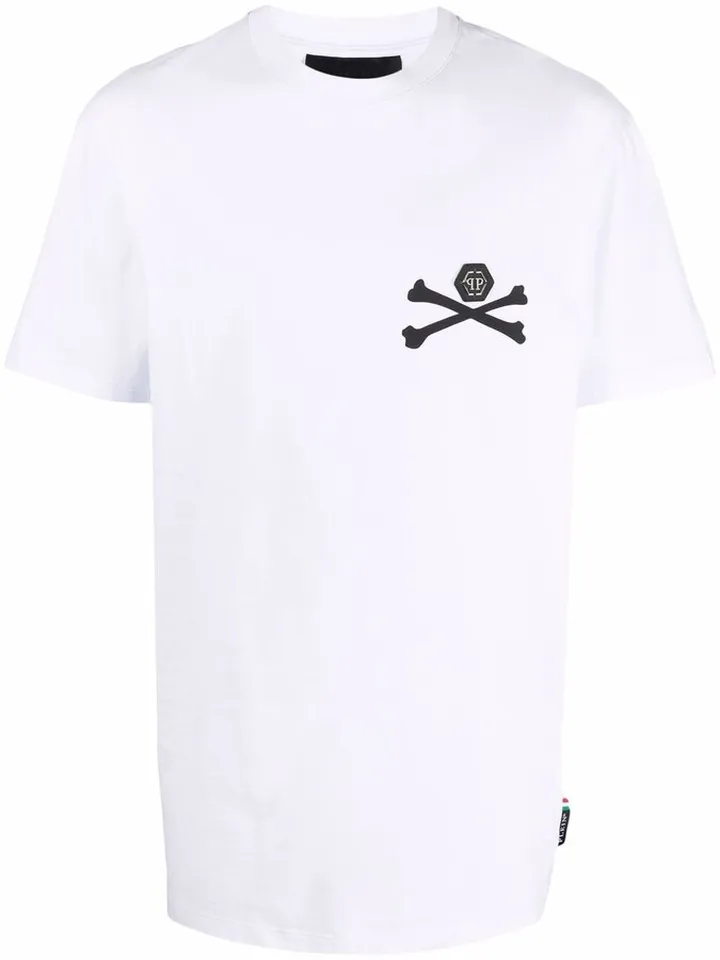 skeleton print T-shirt