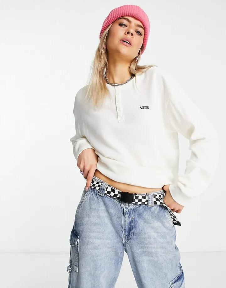 Vans Marley long sleeve T-shirt in off