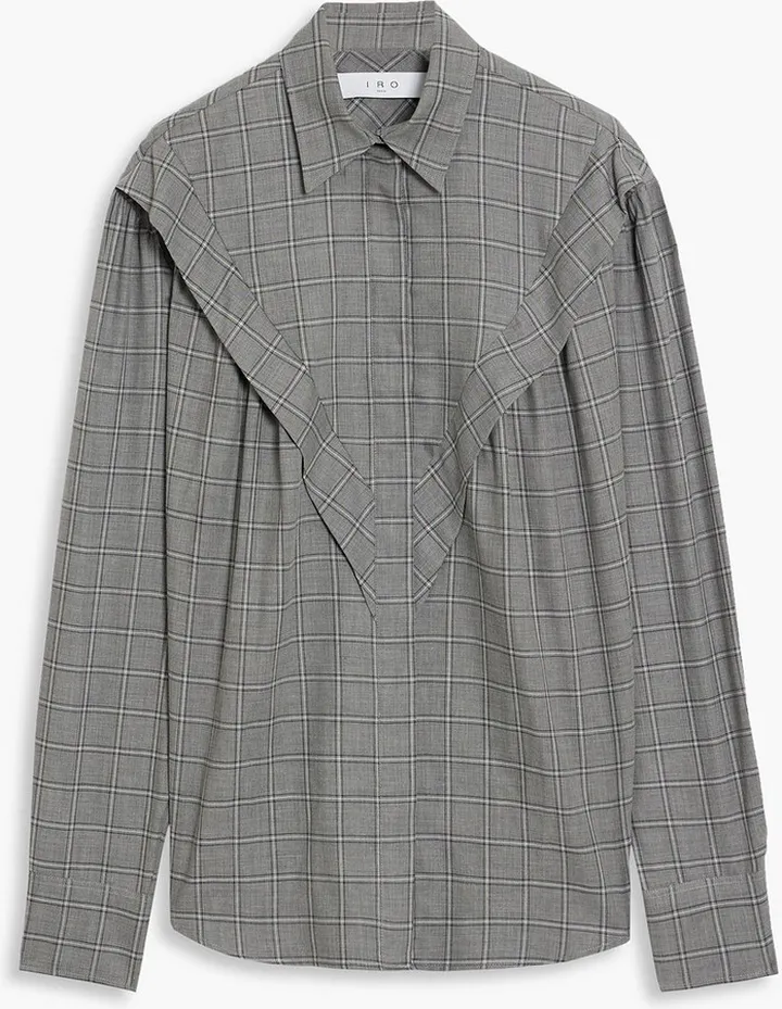 Mevsim checked cotton shirt