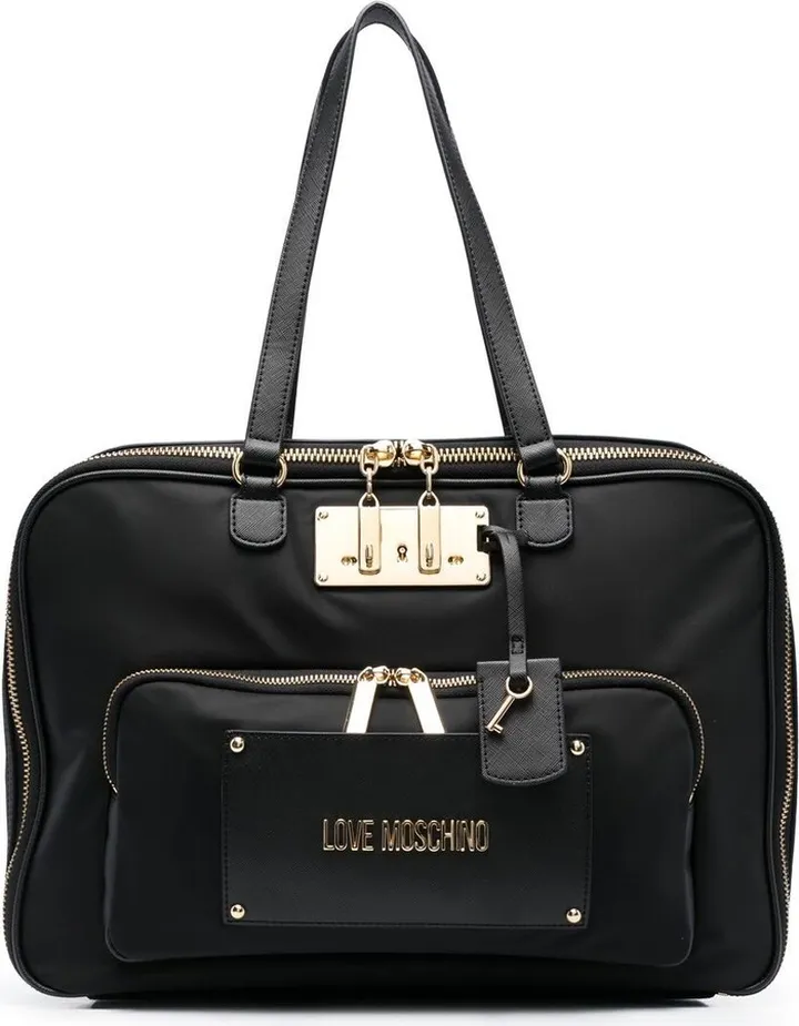 Logo-Plaque Tote Bag