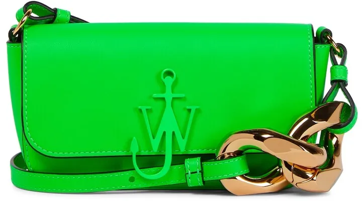 Anchor Chain leather shoulder bag