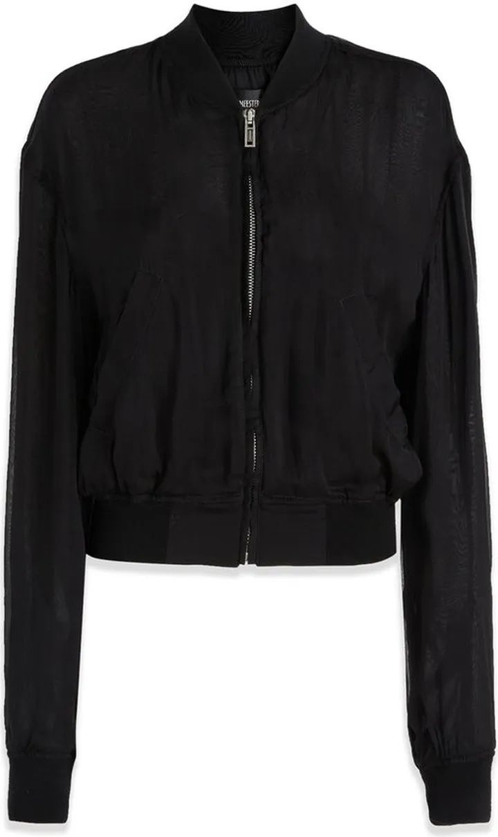 Ann Demeulemeester Cropped Bomber Jacket