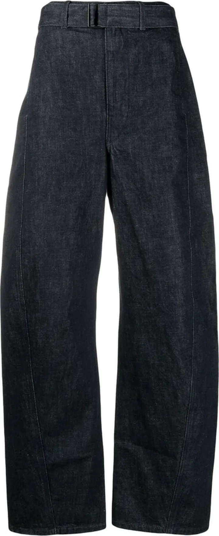 Belted Straight-Leg Trousers