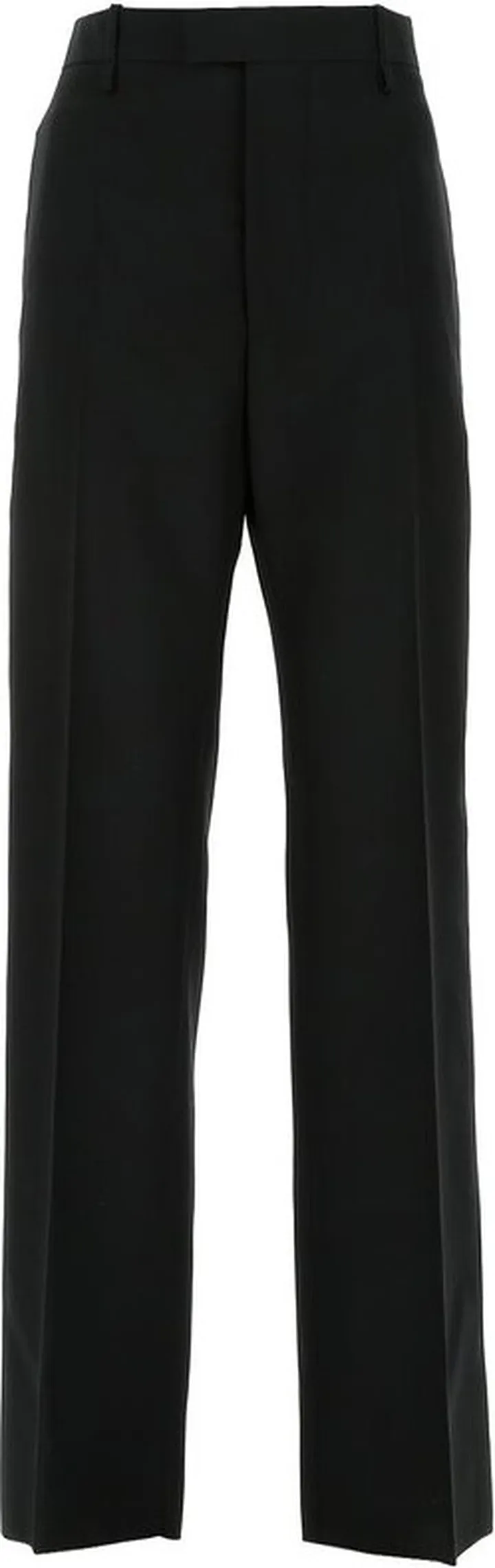 Bottega Veneta High Waist Straight Leg Tailored Pants